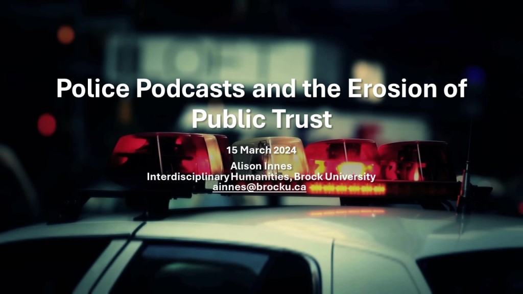 Police Podcasts and the Erosion of Public Trust  